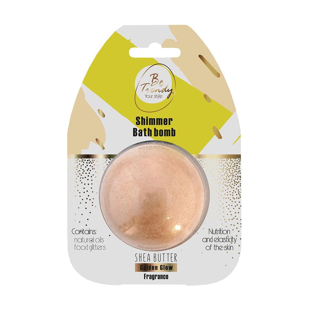 Бомба для ванни Be Trendy Shimmer Bath Bomb Масло ши, 100 г