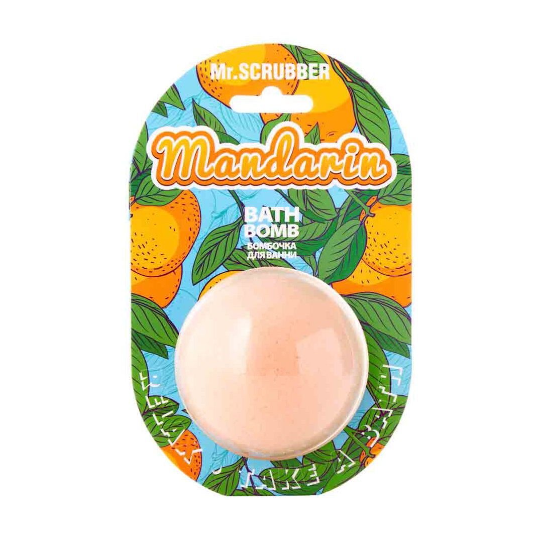Бомба для ванни Mr.Scrubber Mandarin Bath Bomb, 200 г